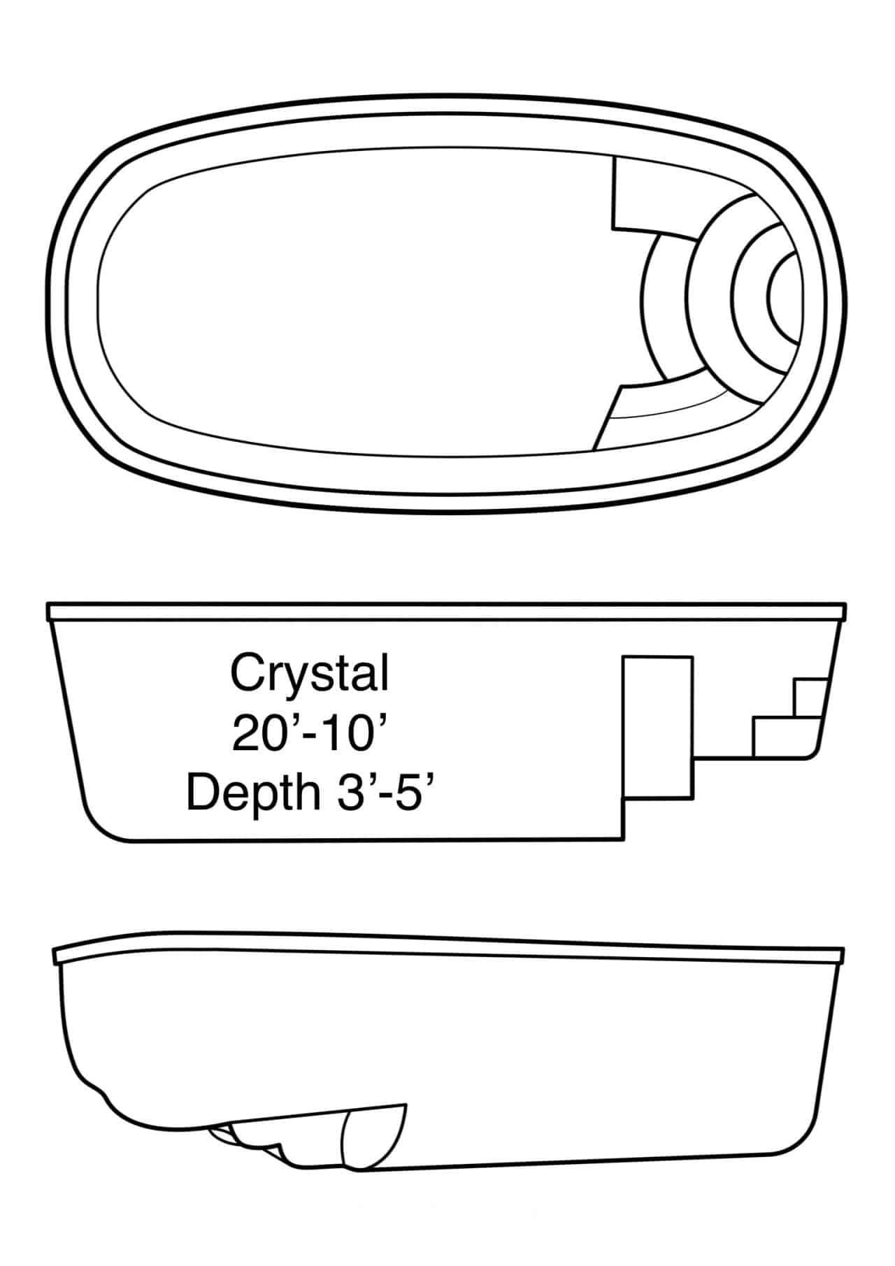 Explore our versatile design options j c fiberglass pool