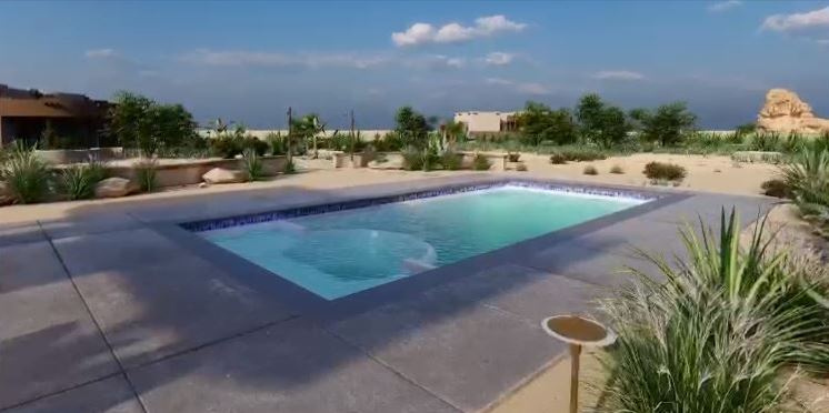 Caesars Palace Beach Int | fiberglass pools Tampa Florida