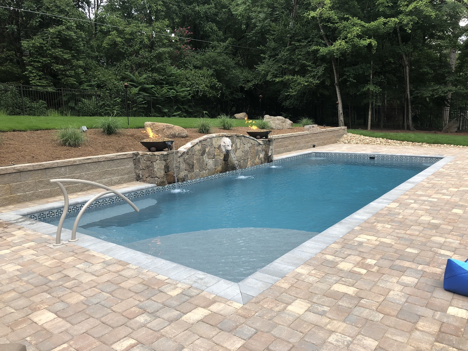 A Traditional Charm 'Great Lakes' Fiberglass Pools Shells.