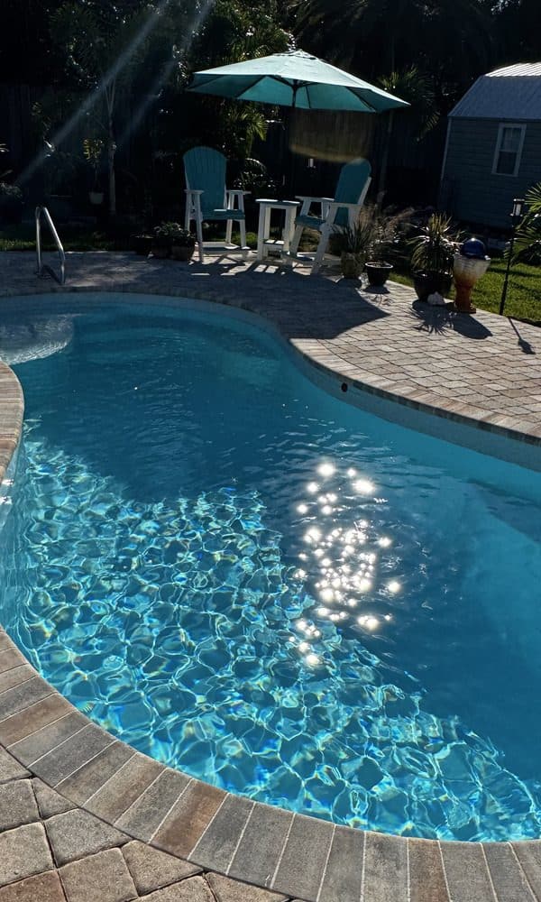 J&c Fiberglass Pools Inc pool renovation project